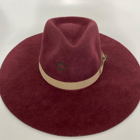 Charlie 1 Horse Highway Hat - Burgundy - Retail $90 main image 4